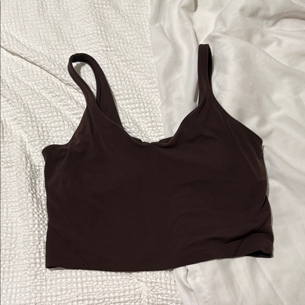 Brown Align Tank Top